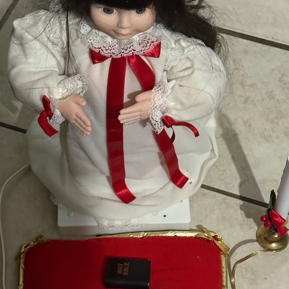 Charming Doll with Red Accents - Picture 3 of 3